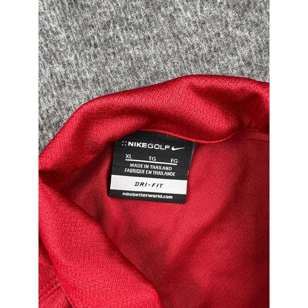 Nike Golf Men's Red Dri-FIT Polo Shirt Size XL - Picture 3 of 5